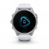 fenix 8 - 43 мм, AMOLED серебристый корпус, белый ремешок