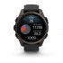 Fenix 8 - 43 мм, AMOLED Sapphire, угольно-черный DLC, пепельно-серый ремешок