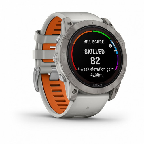 FENIX 7X Pro Sapphire solar fog grey ember orange band