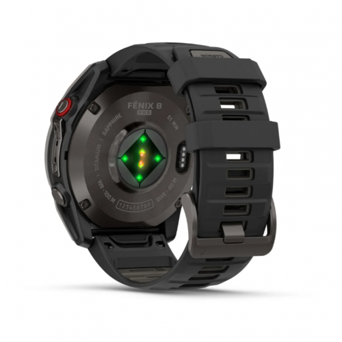 Garmin Fenix 8 PRO, 51 мм AMOLED Sapphire Carbon 